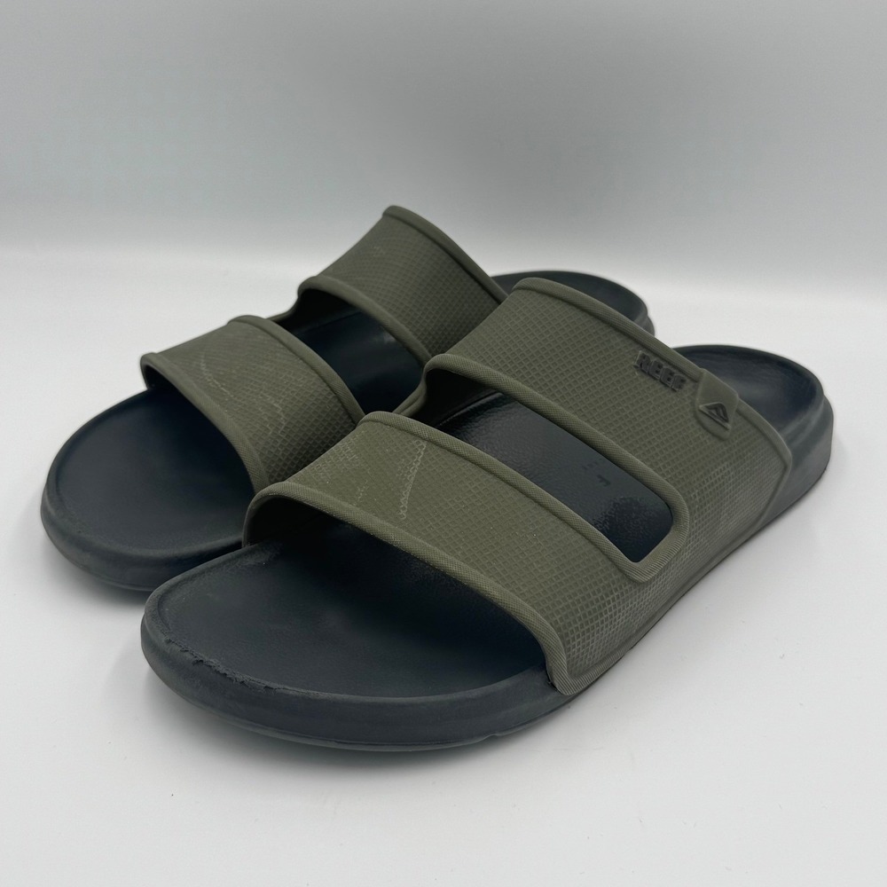 Reef Olive Green One Slide‎ Sandals 10.5/11 NO BOX